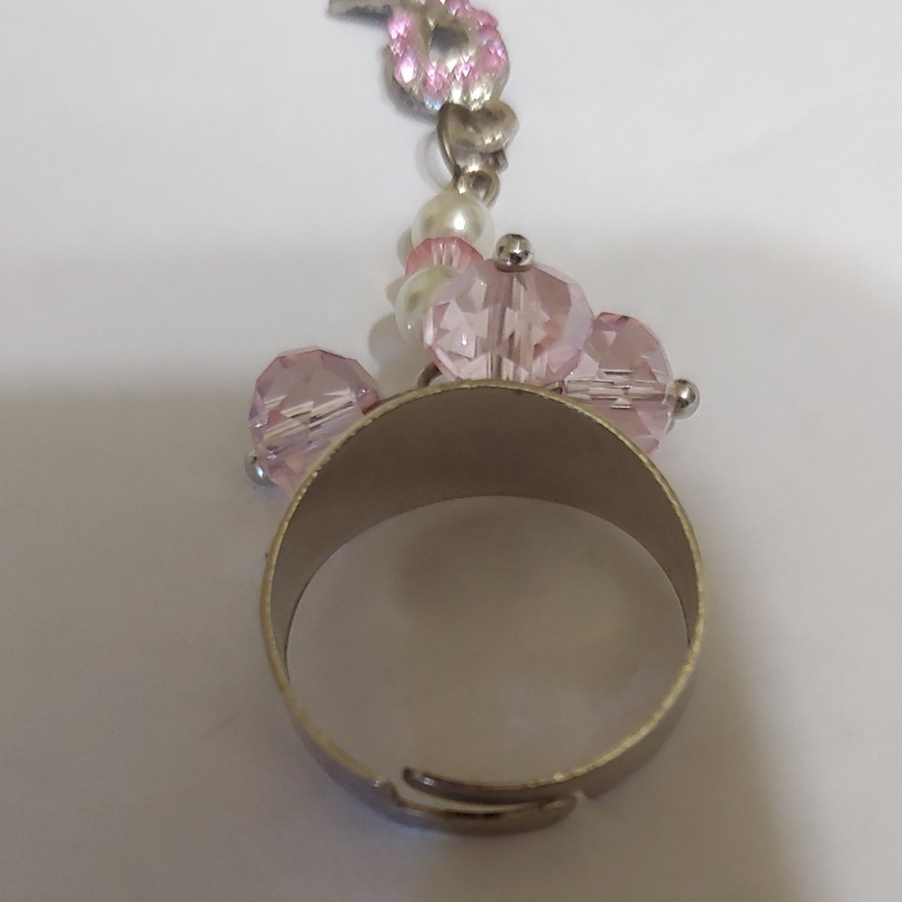 Handmade with ❤ adjustable ring - Picture 2 of 3